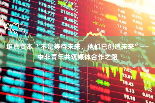 维嘉资本 “不是等待未来,他们已创造未来”——中非青年共筑媒体合作之路
